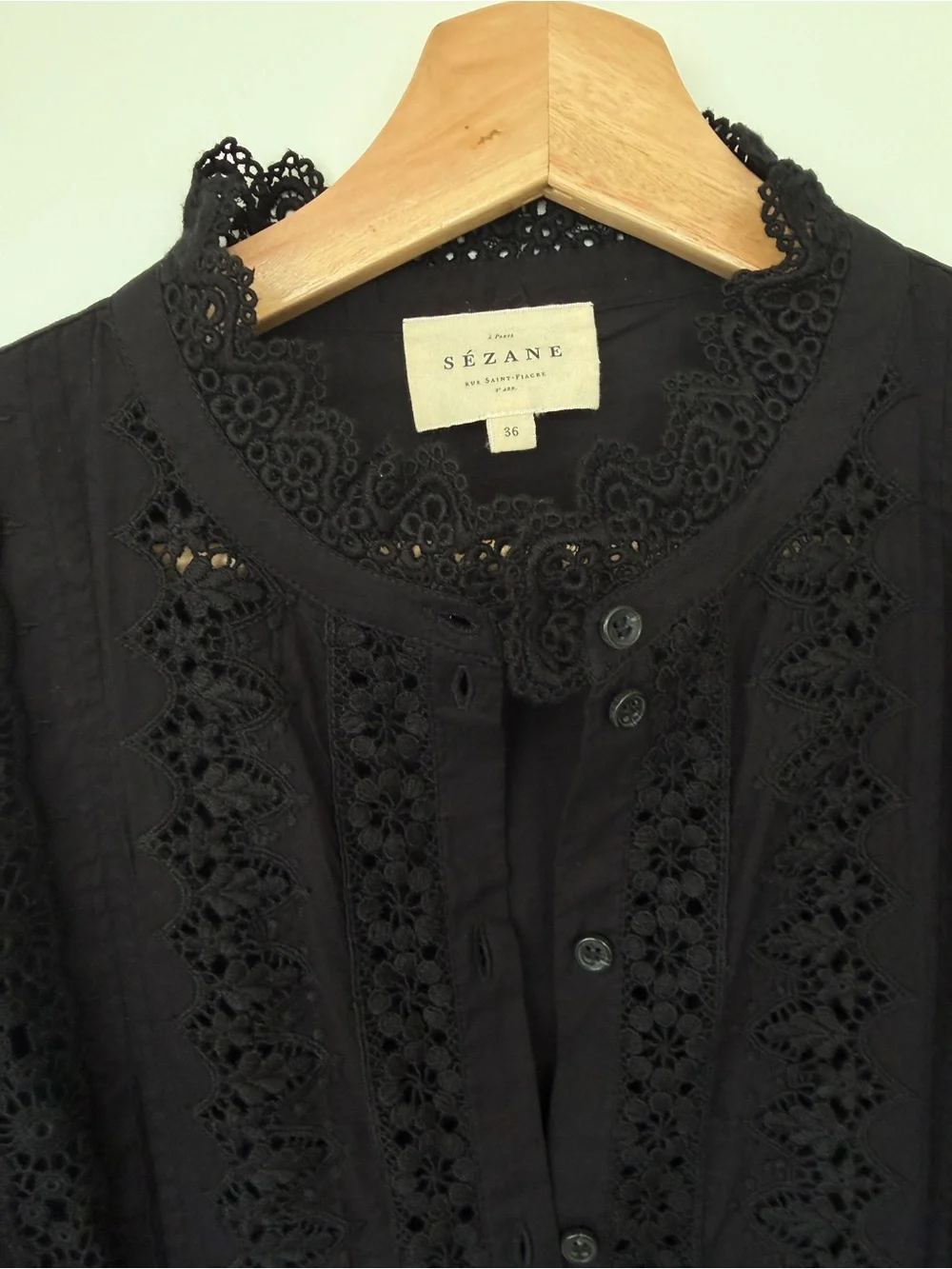 Sezane Rym Black NWOT - Picture 2 of 7